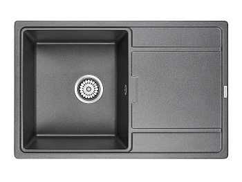 Кухонная мойка Paulmark FLUGEN 50-780 PM217850-DG 80х50 цвет серый